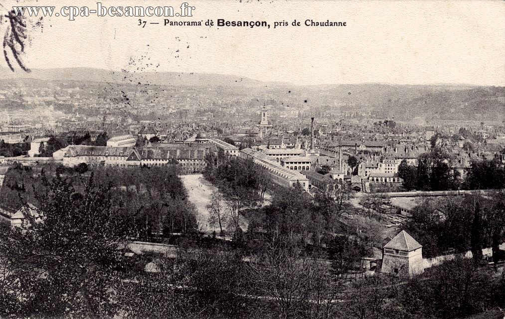 37 - Panorama de Besançon, pris de Chaudanne
